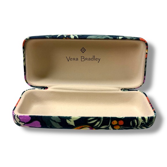 Vera Bradley Floral Eyeglass Case Glasses Spectacles Protector Hard Shell - Picture 2 of 5